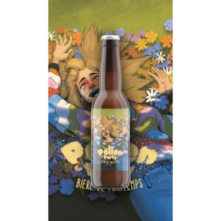 POLLEN PARTY 7.6% 75cl Spring Beer from Brasserie CHROMATIQUE