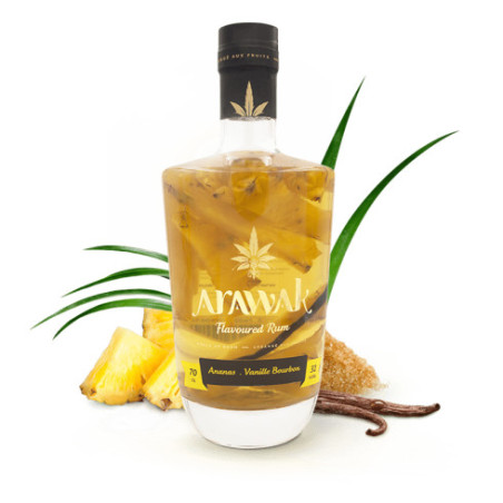 ARAWAK Flavoured Rum: Pineapple & Vanilla Bourbon 70 cl