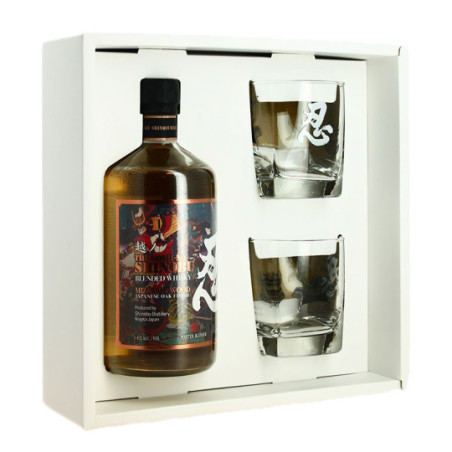 SHINOBU Japaneses Whiskey BOX 2 Glasses