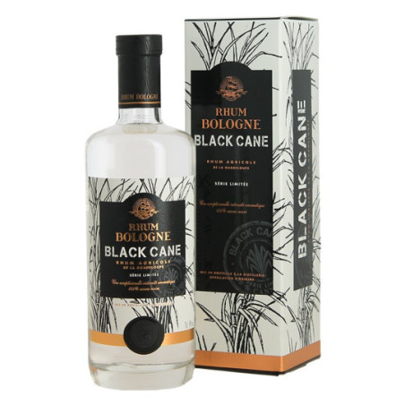 BOLOGNE Black Cane Rum 50° Guadeloupe Agricole Rum 70 cl