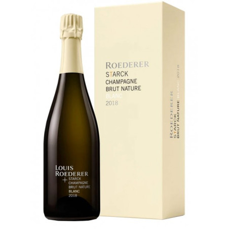 Champagne Louis ROEDERER BRUT NATURE 2018 75 cl Gift Set STARCK