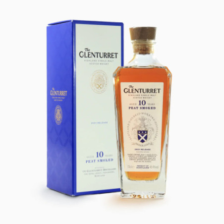 GLENTURRET 10 YO PEAT SMOKED Highlands Single Malt Whisky  48.4° 70 cl