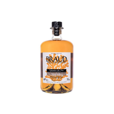 Dark Agricole Rum BRAUD SIGNATURE du CHAI 70 cl 49°