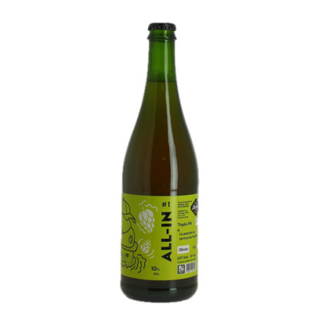 ALL IN Triple IPA Beer 75 cl by Brasserie Thiriez