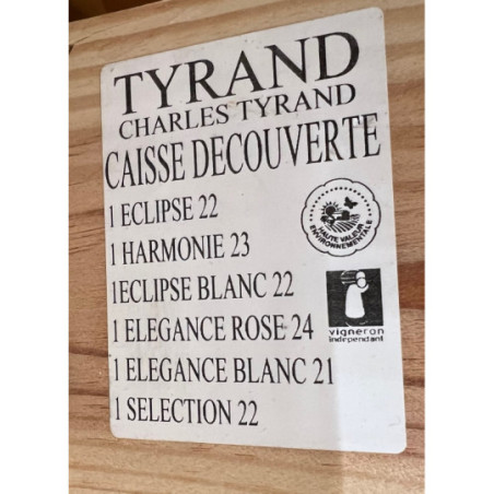 Jean Michel TYRAND Wine Discovery Wooden Case (6 x 75 cl)