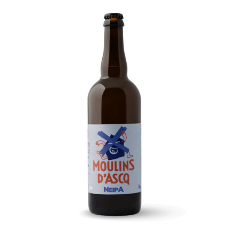 Organic Blonde NEIPA Beer 75 cl, Moulin d'Ascq Craft Brewery