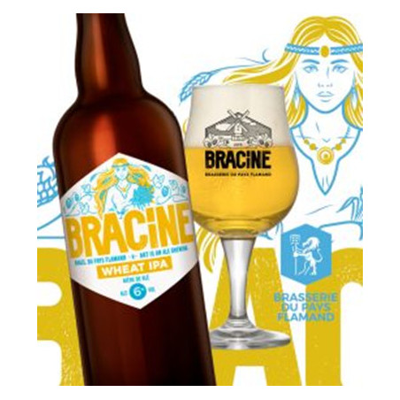 BRACINE WHEAT IPA White Beer 75 cl