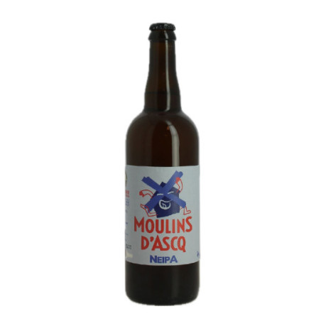 Organic Blonde NEIPA Beer 75 cl, Moulin d'Ascq Craft Brewery