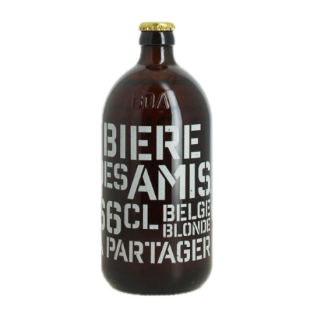 BIERE des AMIS BLONDE Beer 66 cl Belgian beer from Brasserie des Géants