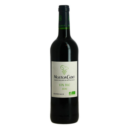 MOUTON CADET Organic Red Bordeaux Wine 75 cl