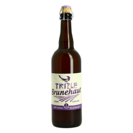 Brunehaut Triple Organic Belgian Beer Gluten Free 75cl