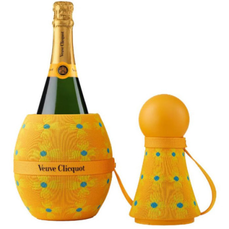 Veuve Clicquot Champagne Cooler SUN TOTEM Limited Edition by Yinka Ilori 75 cl