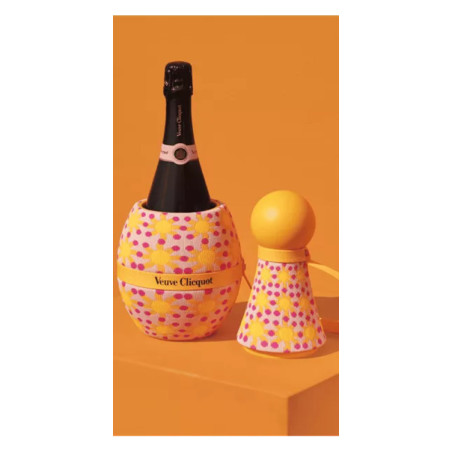 Champagne Rosé Veuve Clicquot Champagne Cooler SUN TOTEM Limited Edition Yinka Ilori 75 cl