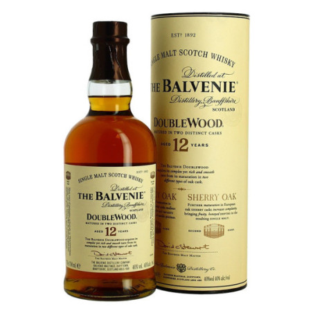 BALVENIE DOUBLEWOOD 12 YO Speyside Single Malt Whisky 70 cl