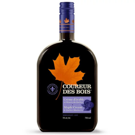Maple and blueberry cream COUREUR DES BOIS 75cl 15° C