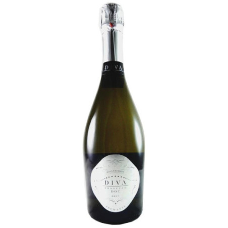 PROSECCO Trevisso DOC DIVA Brut 75 cl Italian Sparkling Wine