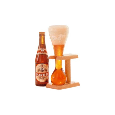 33cl Kwak glass and wooden stand