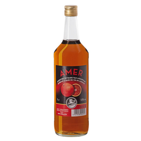 Rubbens Amer 1 Litre 18° Bitter aperitif with citrus notes