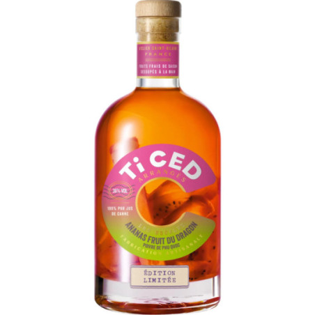 Fruit-infused rum with dragon fruit 36° 70 cl Limited Edition