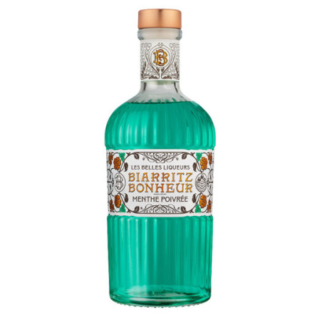 BIARRITZ BONHEUR Basque Peppermint Liqueur 70 cl
