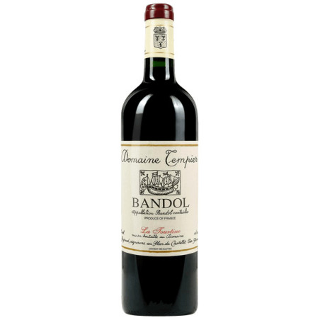 BANDOL La TOURTINE 2023 Domaine TEMPIER 75 cl red provence wine