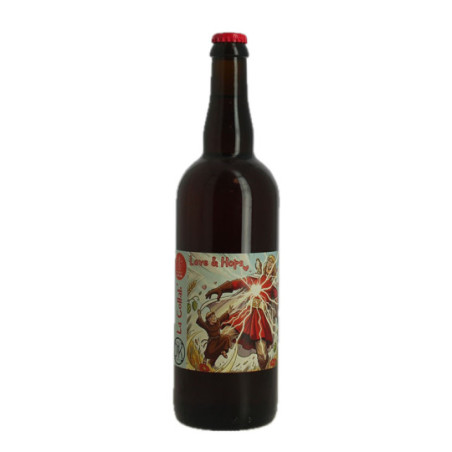LOVE & HOPS Craft Beer 75 cl A collaboration beer from Katsbier Brewery and Brasserie Lilloise.
