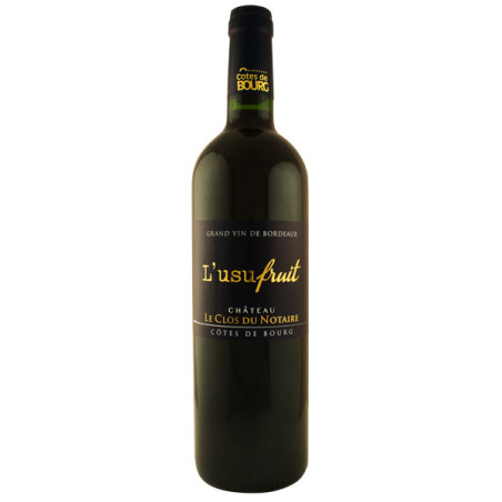 Clos du Notaire Cuvée Usufruit Organic Red Cote de Bourg 75 cl