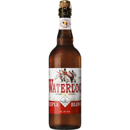 Waterloo Triple Blonde Belgian Beer 75 cl