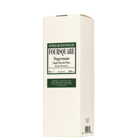 FOURSQUARE SUPERNUM 21-year-old rum, 55°, 70 cl, Velier