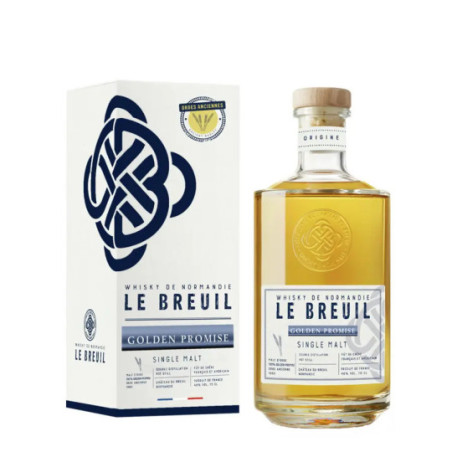 GOLDEN PROMISE Single Malt Whisky from Normandy by Château du Breuil 46° 70 cl