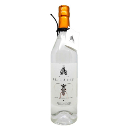 A1710 "Bête à Feu" White Rum, 70 cl, 50.9% ABV  Rhum Agricole from Martinique