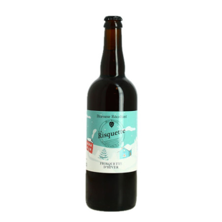 La RISQUETTE Winter Beer 75 cl Frisquette d'Hiver Brasseur Récoltant