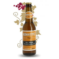 Kekette Red Bière Artisanale 33 cl aromatisée au Ciitron et cassis