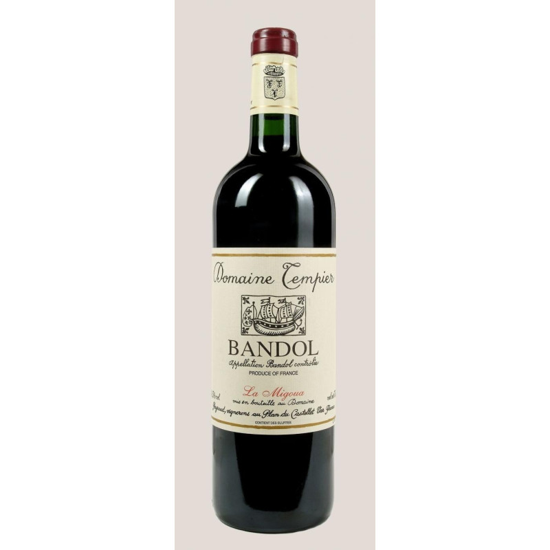 BANDOL MIGOUA 2015 TEMPIER 75CL
