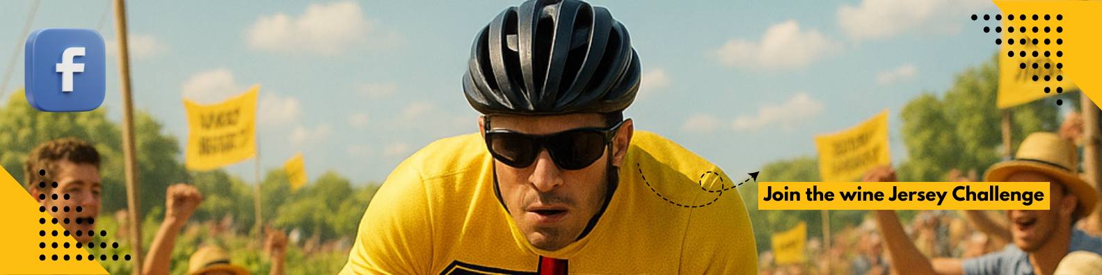 attend the competition, follow our facebook page to win the wine jersey challenge