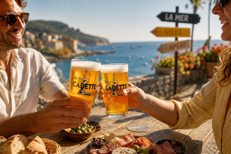 La cadette beer glass available at Calais Vins