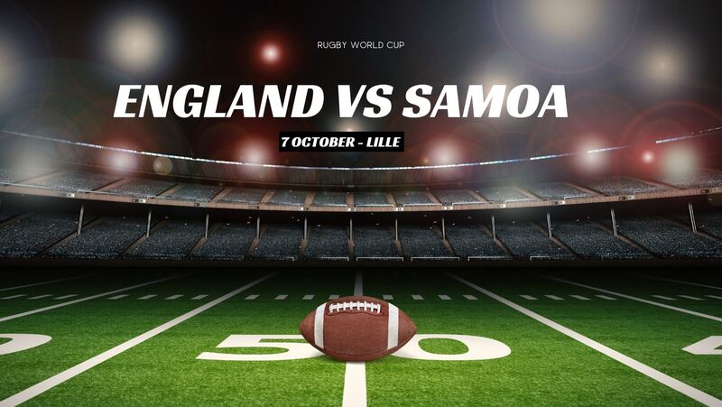 Win tickets England Vs Samoa Rugby World Cup Competition