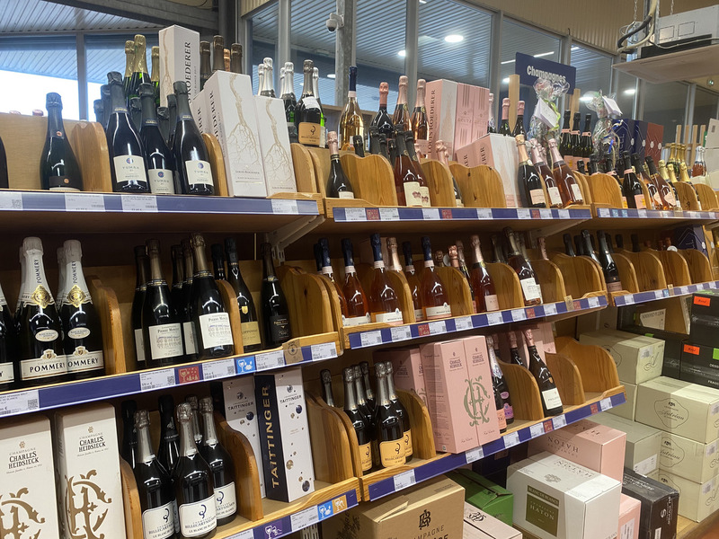 wide champagne selection within your uk duty free allowance
