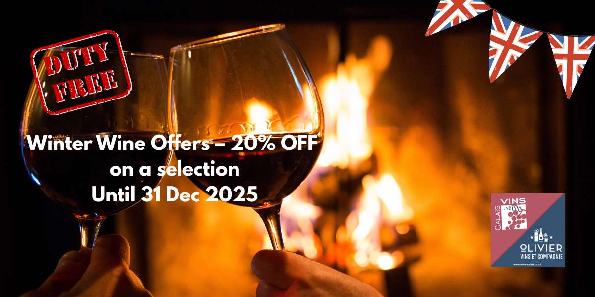 winter wine offer 20 % off on a selection of wines and spirits
