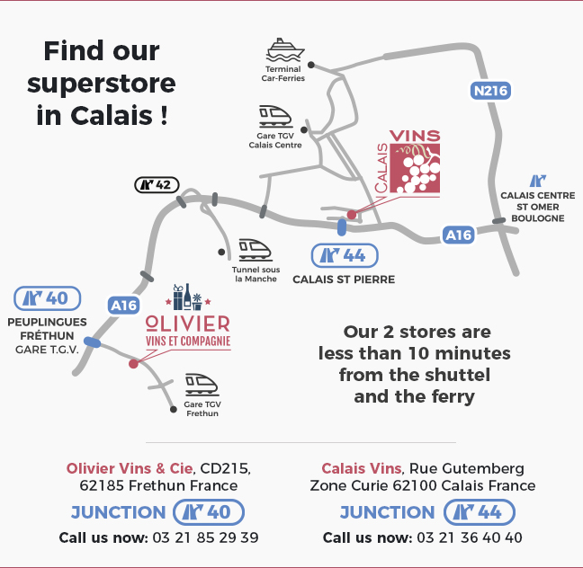 map Wine Calais
